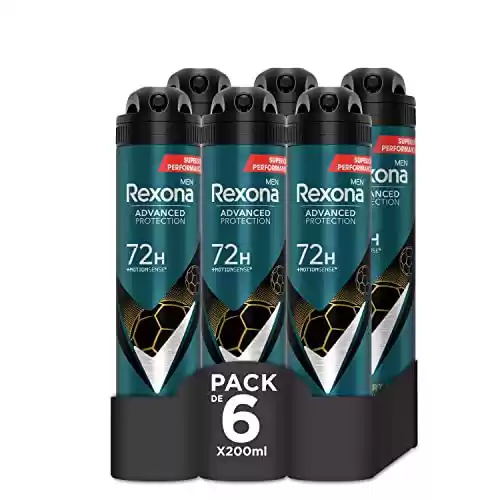 Pack de 6 Desodorantes 72h Sport Cool Rexona 200ml
