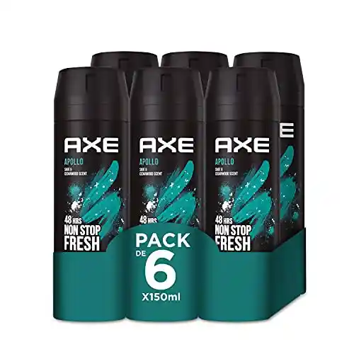 Pack de 6 desodorantes Axe Apollo 150ml