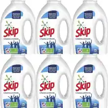 Pack de 6 Detergentes Skip Limpieza Profunda (144 Lavados en total)