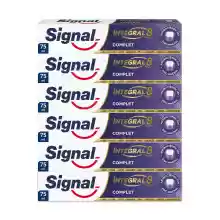 Pack de 6 Pastas de Dientes Signal Integral 8