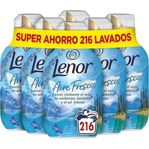 Pack de 6 suavizantes Lenor Frescor Alpino