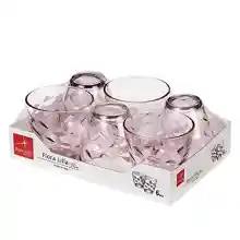 Pack de 6 vasos Bormioli Rocco - Rosa