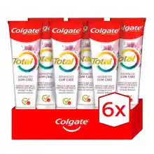 Pack de 6x Pasta dientes Colgate Total Advanced Encías Sanas 75ml