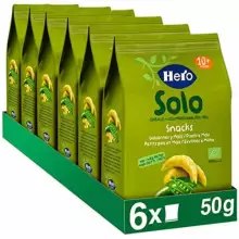 Pack de 6x Snacks de Guisantes y Maíz Ecológicos Hero Baby