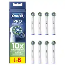 Pack de 8 Cabezales Oral-B Pro CrossAction Originales