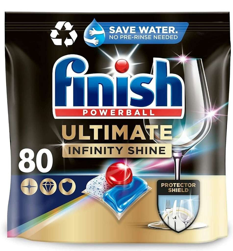 Pack de 80 pastillas Finish Powerball Ultimate Infinity Shine