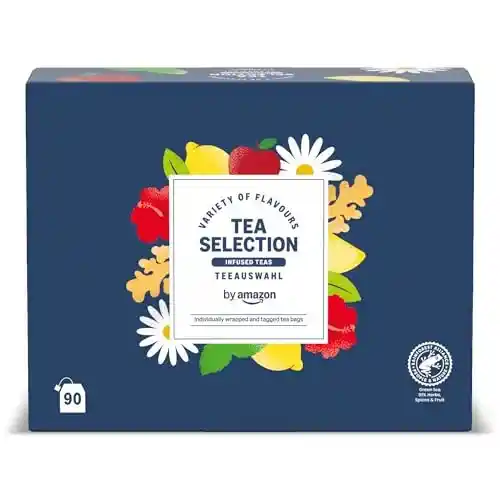 Pack de 90 infusiones by Amazon de hierbas y frutas