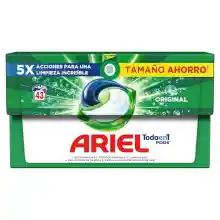 Pack de cápsulas Ariel Pods Todo en 1 para lavadora (3x43 pastillas)