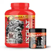 Pack de suplementos Primal Assault Isolate (2kg) y creatina (300g)