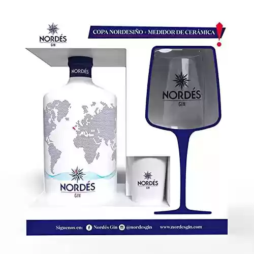 Pack Exclusivo Ginebra Premium Nordés 70 cl + Vaso + Jigger de regalo