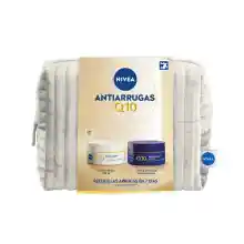 Pack Nivea Q10 Antiarrugas de Día y Noche con neceser de regalo