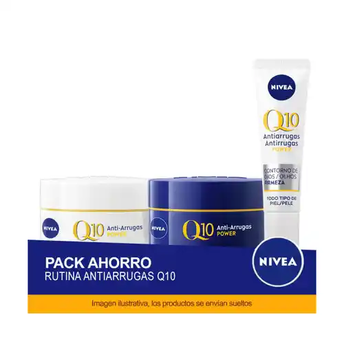 Pack Nivea Q10 crema día, noche y contorno de ojos