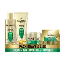 Pack Pantene Champú + Acondicionador + Mascarilla Pelo + Ampollas