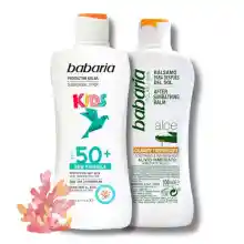 Pack protector solar Niños SPF50 + After Sun Babaria