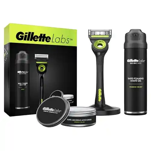 Pack regalo GilletteLabs: maquinilla, gel y crema hidratante