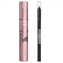 Pack Rutina de Ojos Maybelline con máscara Lash Sensational Sky High y delineador Tattoo Liner