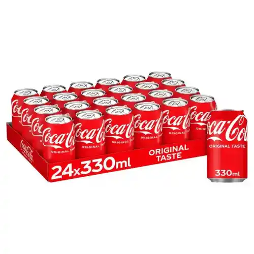 Pack x24 Latas CocaCola Sabor Original 33cl