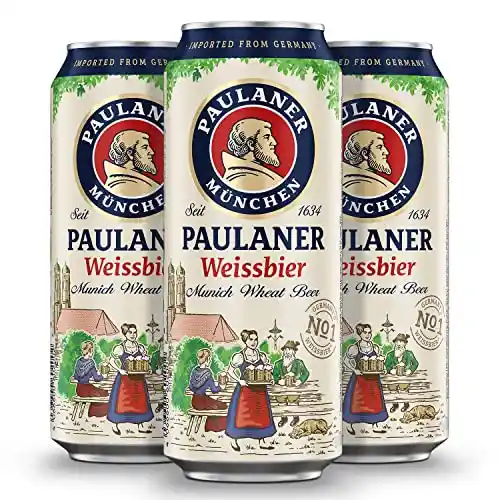 Pack x24 Latas de 50cl de Cerveza de Trigo Paulaner