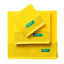 Pack x3 toallas de baño Benetton 100% Algodón 450GSM