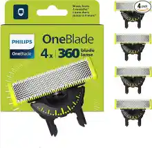 Pack x4 Cuchillas Recambio Philips OneBlade 360