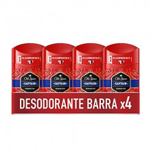 Pack x4 desodorante en barra Old Spice Captain