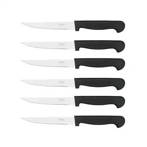 Pack x6 Cuchillos Acero Inoxidable