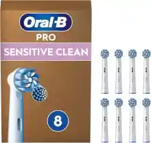 Pack x8 Cabezales Recambio Oral-B Sensitive Clean