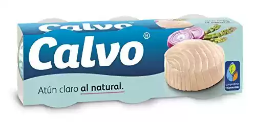 Pack 3 x 80g Atun Claro Natural Calvo