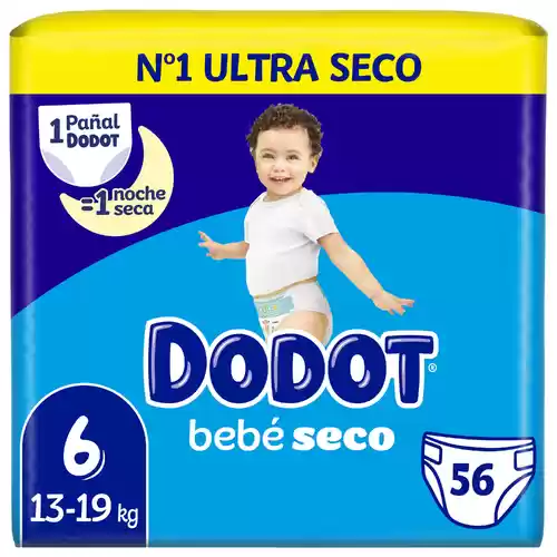 Packs Pañales Dodot Varias Tallas por 11,99€ (desde 0,14€ el pañal) - (DE 00H A 02H ESTA NOCHE)