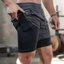 Pantalones Cortos Hombre Running 2 En 1 (+10k vendidos)