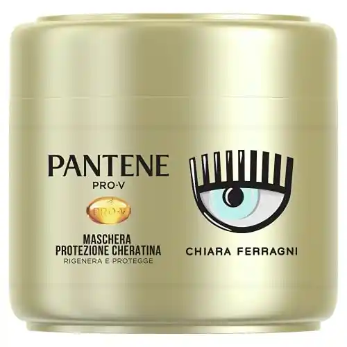 Pantene Pro-V Chiara Ferragni, Mascarilla Protectora de Keratina Repara & Protege, Para Pelo Frágil Y Dañado, Edición Limitada, 300ml