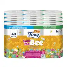 Papel higiénico 2x Foxy Love the Bee 48 rollos