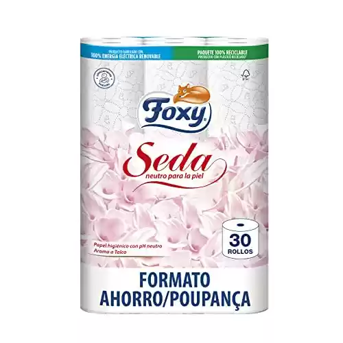 Papel higiénico 30 rollos Foxy Seda