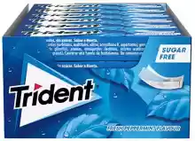 Paquete de 24 Envases de Trident Fresh Stick Menta - Chicles sin Azúcar con Sabor a Menta