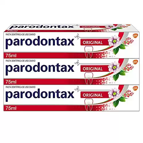 Parodontax Original, Pasta de Dientes - Pack de 3 x 75 ml