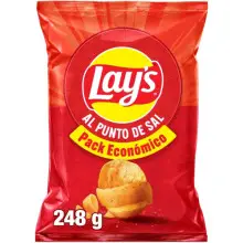 Patatas Fritas Lay's al punto de sal 248 g
