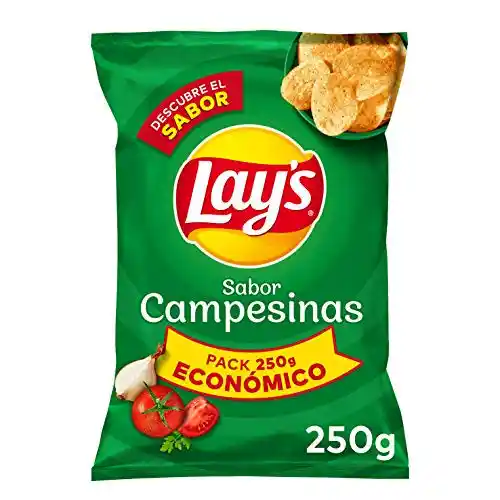 Patatas Fritas Lays Sabor Campesinas, tamaño 250 gr