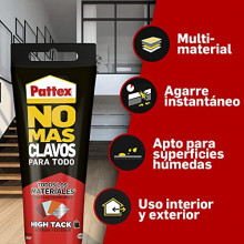 Pegamento Pattex No Más Clavos Para Todo HighTack, 340 g