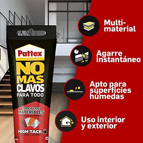 Pegamento Pattex No Más Clavos Para Todo HighTack, 340 g