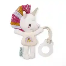 Peluche chupetero de unicornio para bebé Lena