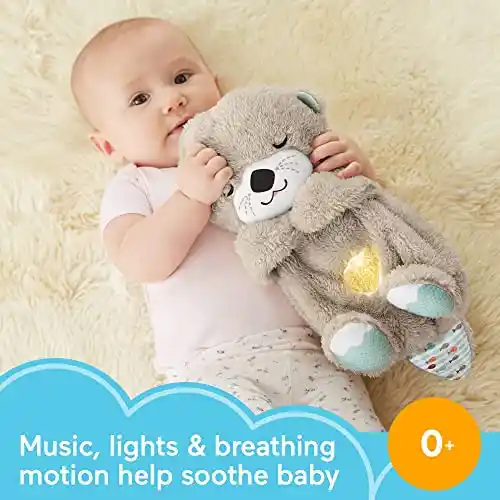 Peluche Musical con luces relajantes Fisher-Price Nutria Hora de Dormir