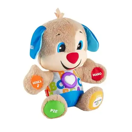 Peluche Perrito Fisher-Price primeros descubrimientos, bebé +6 meses