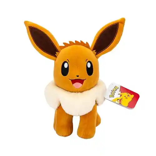 Peluche Pokémon Eevee 30cm suave con detalles auténticos