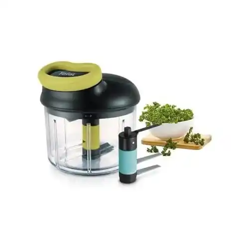 Picadora manual Tefal 5 Segundos (900 ml) con kit hielo y 2 cabezales