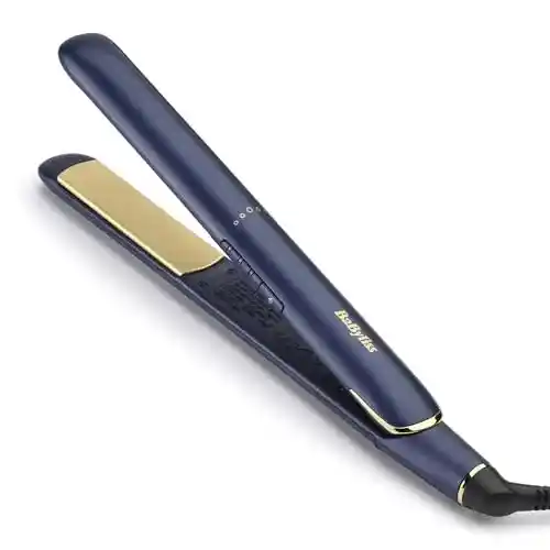 Plancha de pelo BaByliss Midnight Luxe con placas de titanio y 3 ajustes de calor