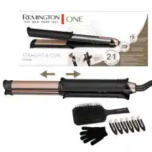 Plancha rizadora profesional Remington 2 en 1.