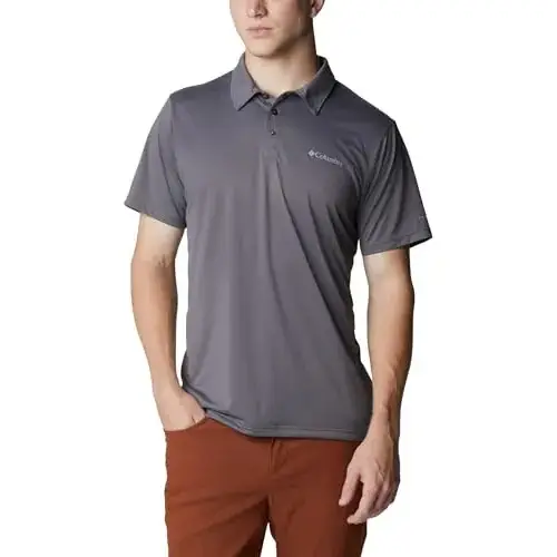 Polo Columbia Hike para hombre con tecnología Omni-Wick