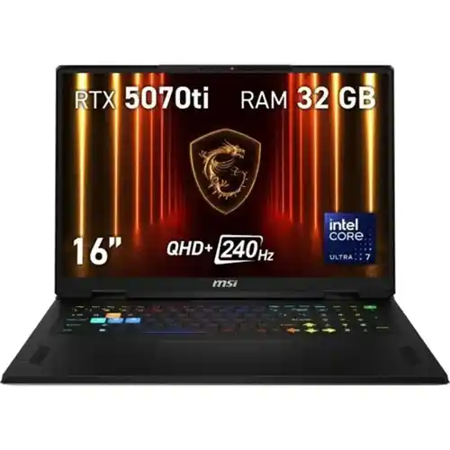 Portátil gaming MSI Vector 16 con Intel Core Ultra 7, 32GB RAM y SSD 1TB
