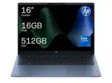 Portátil HP OmniBook 3 con pantalla 16" DCI 2K, Intel Core 5 120U, 16GB RAM y 512GB SSD
