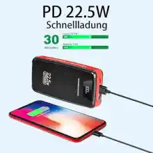 Power Bank 27.000mAh 22.5W PD3.0 QC4.0 Carga Rápida con Linterna LED